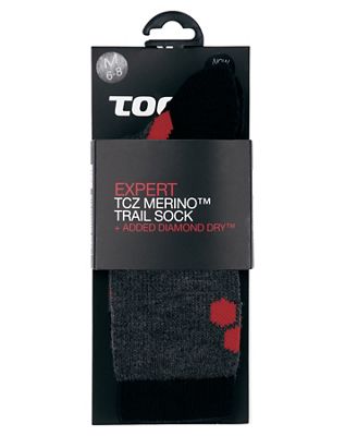 Tog 24 Black/anth/fire north point merino/diamond dry socks